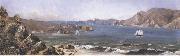 Percy Gray The Golden Gate Viewed from San Francisco (mk42) oil painting reproduction